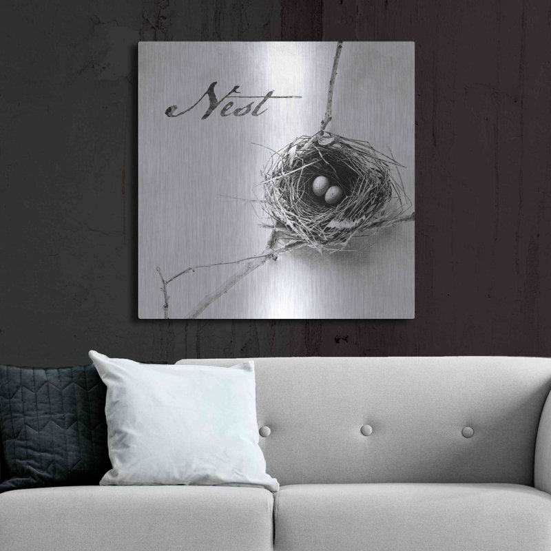 «Nest and Branch IV Nest BW» par Debra Van Swearingen, H 36 po x l 36 po