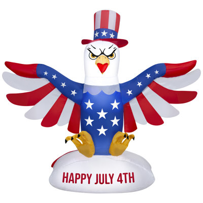 Airblown Independence Day Light-Patriotic American Eagle