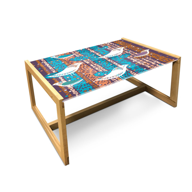 Jahlique Trestle Coffee Table, 40cm H x 91cm W x 62cm D