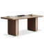 Bureau de table en pierre frittée légère de luxe moderne-53464408