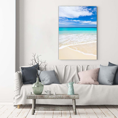 Tropical Beach - Wrapped Canvas Print