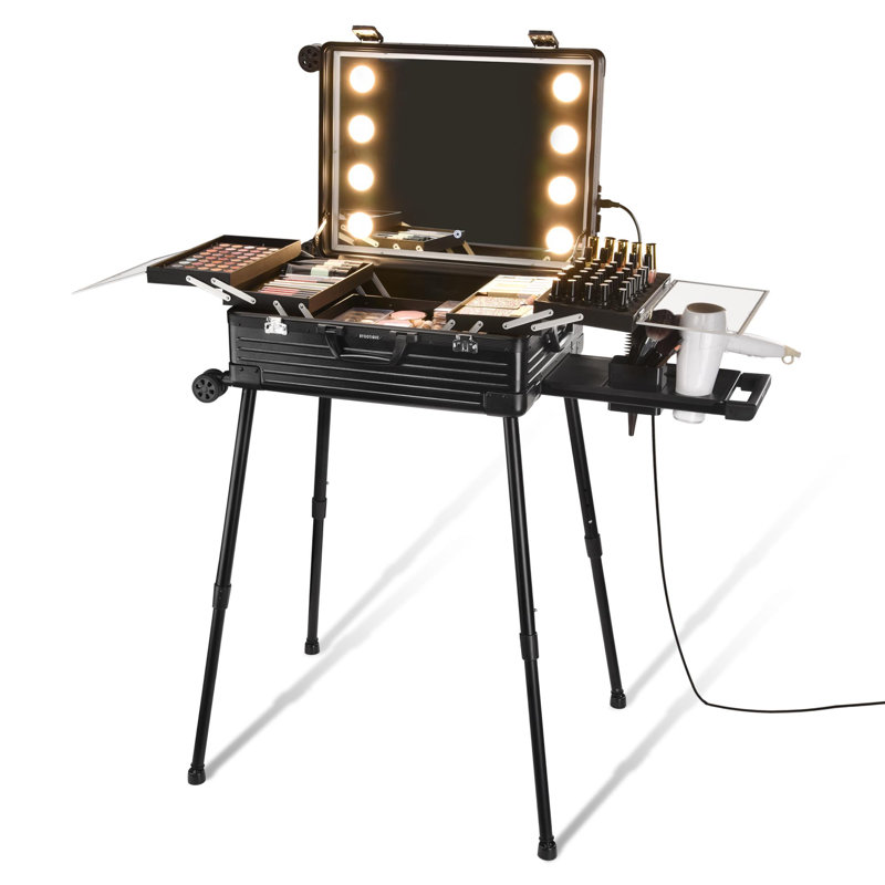 Organisateur de maquillage en aluminium