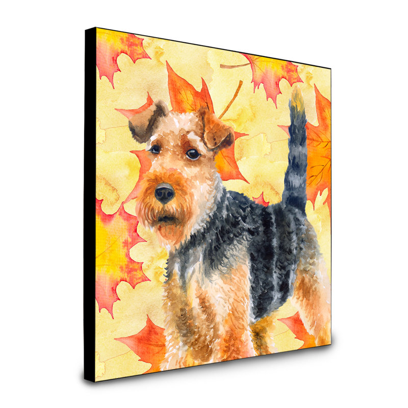 Panneau mural d’art Cannes, Terrier gallois