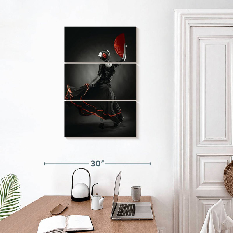 Danseur de flamenco Enn Pop, H 32 po x l 20 po