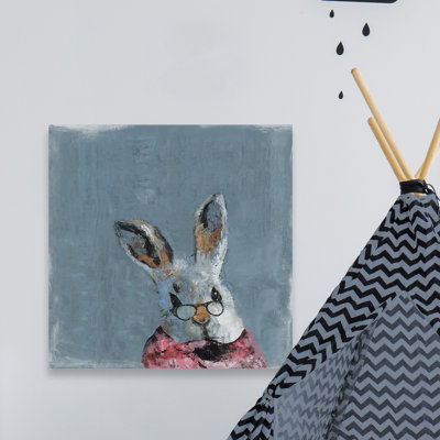 «Grandma Bunny», reproduction sur toile tendue