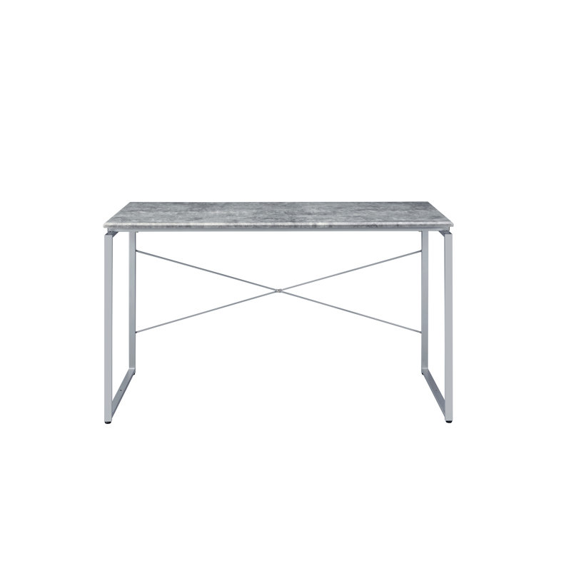Bureau d'écriture Jurgen, Gris/argent