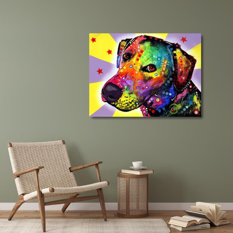 Art sur toile de la collection Dean Russo de Lark Manor ™, titré LAB, H 28 po x l 36 po