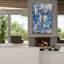 «Lapis Waterfall 1» par Alicia Ludwig, art mural sur toile-70212159