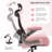 Big and Tall Office Chair with Mesh Back and Leather Seat,Adjustable Armrests-499831923