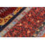 Tapis bleu / rouge / beige en laine noué à la main 9 pi 4 po x 12 pi 3 po Maart