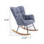 Chaise berçante rembourrée Modern Minimalist-1331658004