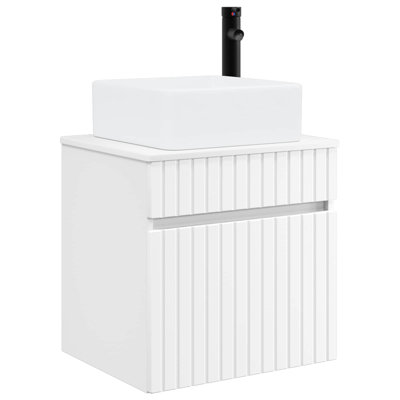Single Bathroom Vanity with Ceramic Basin