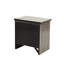 Table de chevet 2 tiroirs en brun pour chambre à coucher
