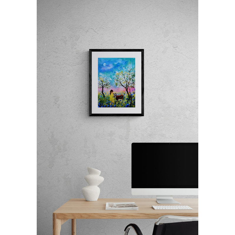 Rendez-vous dans le jardin par Pol Ledent, 32" H x 24" W