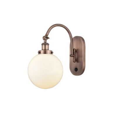 Applique murale 1 lumière 8 "avec bras pivotant 8" Shauna Beacon