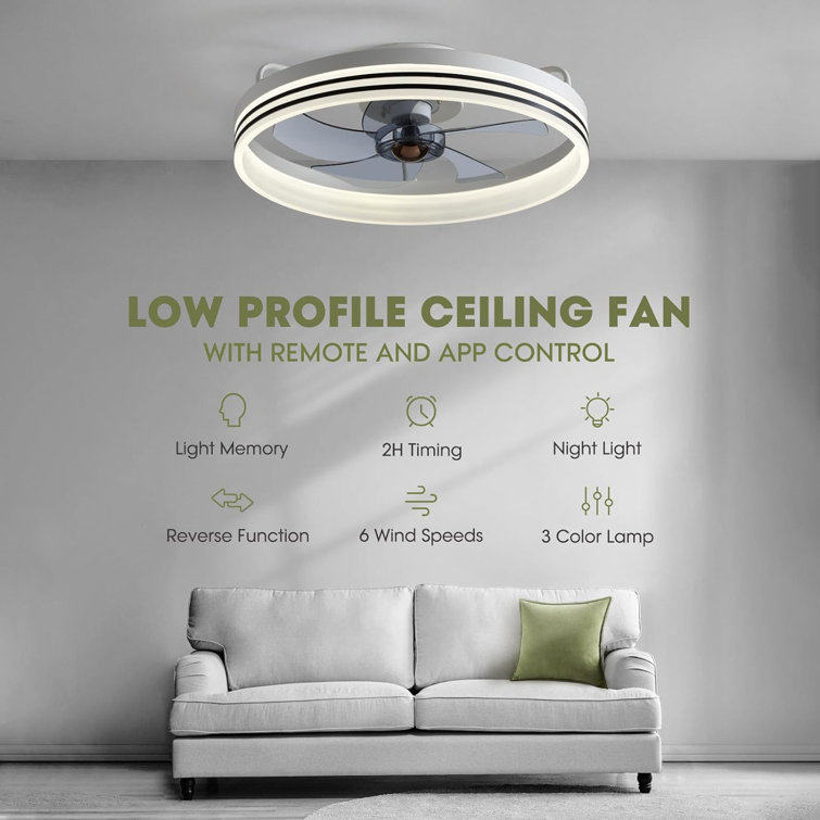 Wrought Studio Ludomide Ceiling Fans With Lights - Wayfair Canada