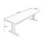 Bureau d'écriture rectangulaire en bois massif brun noisette-117986755