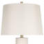 Lampe de table en céramique Calming Flow - blanc texturé - ensemble de 2