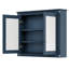 Armoire à pharmacie, armoire de rangement de salle de bain murale, armoire de salle de bain moderne avec 2 miroirs, armoire à pharmacie, armoire à miroir avec 2 tablettes réglables-1590228438