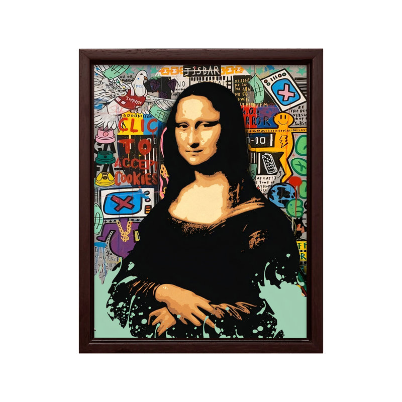 Portrait de la Joconde, Unframed, Canvas, 08"H x 10"W