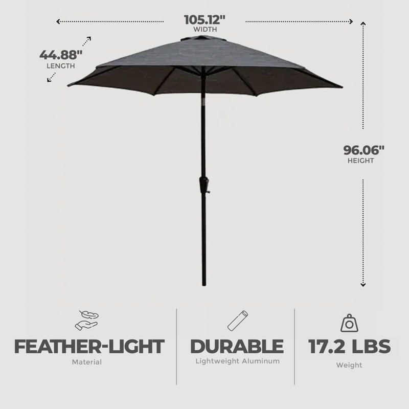 Parasol de marché 88,19 po Ozgur