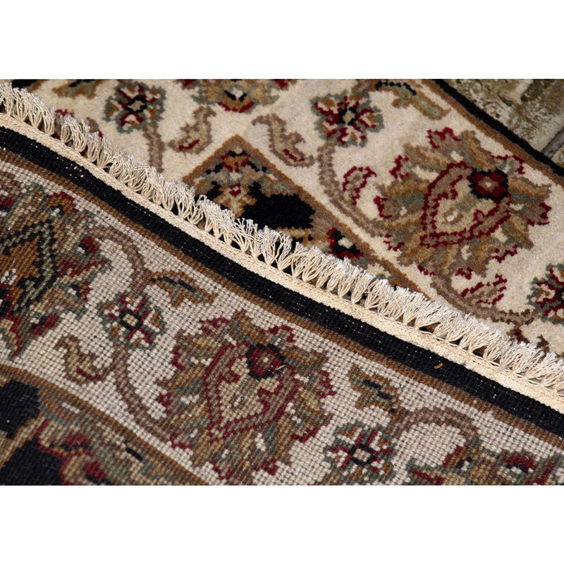 Cotton and Wool Oriental Area Rug