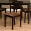 Chaises de salle à manger rembourrées en cappuccino Tiffany Callan-123187555-12809332