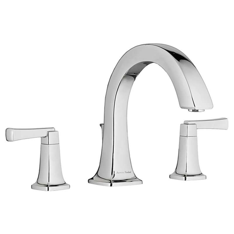 Townsend 2 Handle Deck Roman Tub Faucet, Polished Chrome