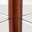 Vitrine d'angle avec 5 tablettes et système d'éclairage, noyer (ampoule E26 non incluse)-745538532