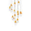 Martini 15 Light Crystal LED Multi-Light Pendant-1322101522-1322101525