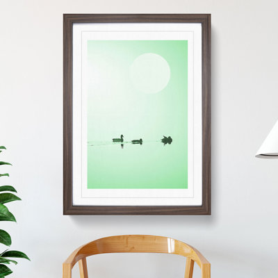 Serene Green - Picture Frame Graphic Art