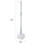 JVL Easy Twist Spin Mop with Wringer Handle – Green Microfibre Floor Mop-131453477
