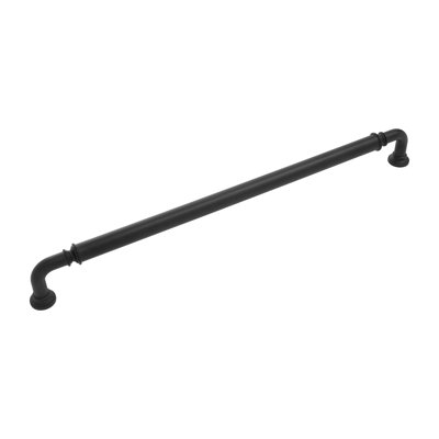 Berkshire Collection Appliance Pull - 18" Centre to Centre Cabinet Pull Matte Black - Farmhouse Hardware for Drawers & Cabinets