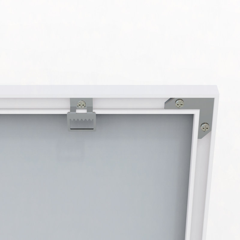 48"X32" Rectangle Bathroom Mirror With White Frame Decorative Large Wall Mirrors For Bathroom Living Room Bedroom Vertical Or Horizontal Wall Mounted Mirror With Aluminum Frame