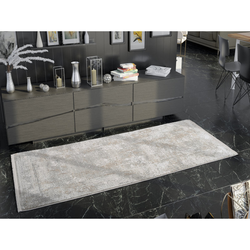 Round Lowry Hand Woven Area Rug, Runner 80 x 200cm