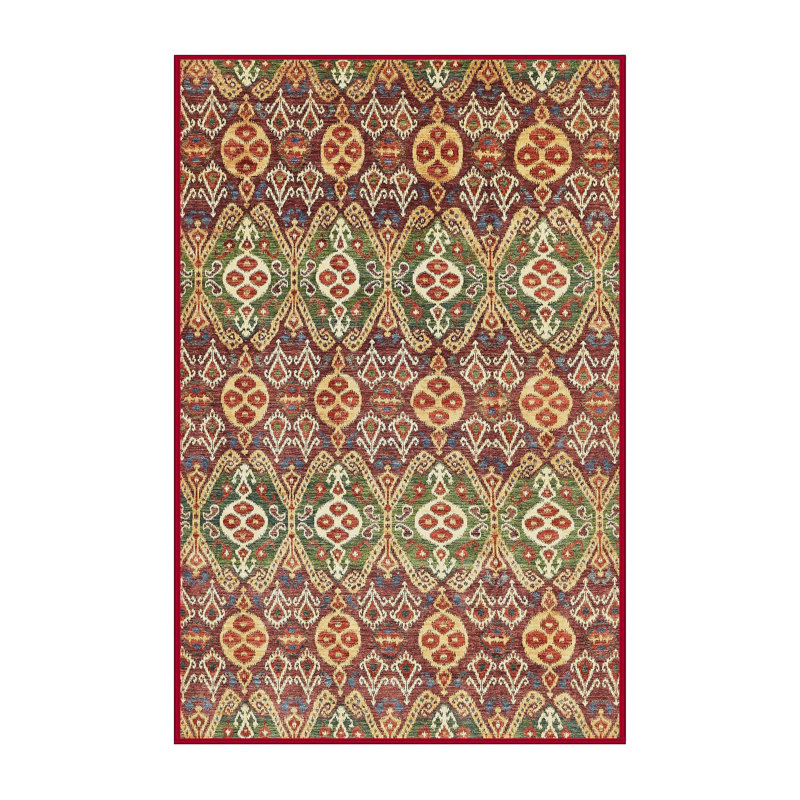 Abstract Indoor Rug, Rectangle 7' x 10'