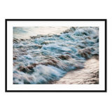 Rushing Waves - Picture Frame Painting on Paper 