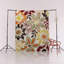 Tapis décoratif moderne et multicolore à motif floral beige-972277402
