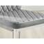 Kylooe Modern Sleigh Style Dining Table Set With 6 Luxury Quilted Velvet Dining Chairs-88498393-88498376