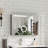 Modern LED Vanity Mirror Cabinet With Adjustable Lighting & Magnifying Mirror-124468481