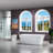 67'' x 31.5'' Rectangular Freestanding Soaking Acrylic Bathtub-50736666