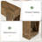63-Inch Solid Wood Console Table