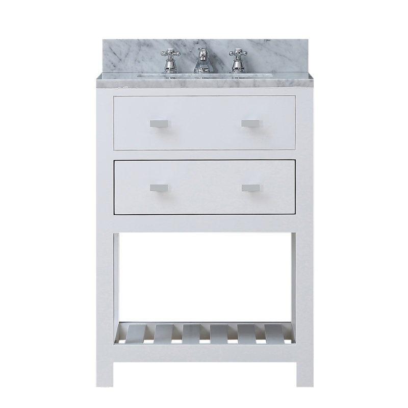 Madalyn 24'' W Single Vanity, Pure White