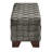 Lindo Walnut Finish Woven Bench - Fabric Woven-1880683497