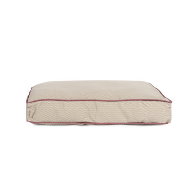 GreenDog Checkered Wave Pet Napper Dog Bed with Removable Cover 