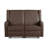  Keough 55.9" Manual Reclining Loveseat Soft Modern Track Arm Pocket Coil Comfort Toolless Assembly Vegan Leather Fabric-1831377061