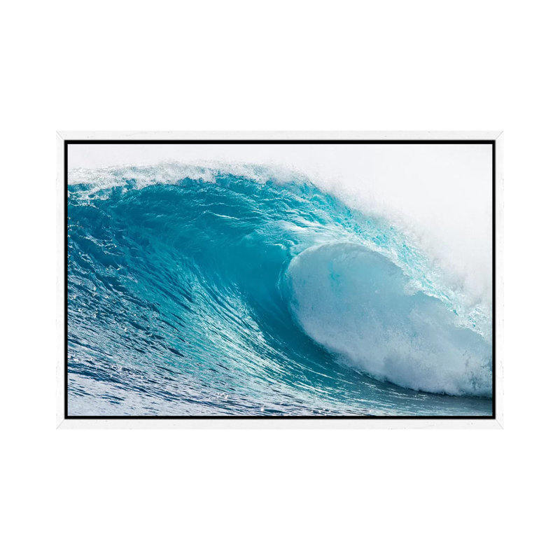 Plunging Waves I, Sout Pacific Ocean, Tahiti, French Polynesia 1 Piece Wall Art on Canvas, 101.6 cm H x 66.04 cm W