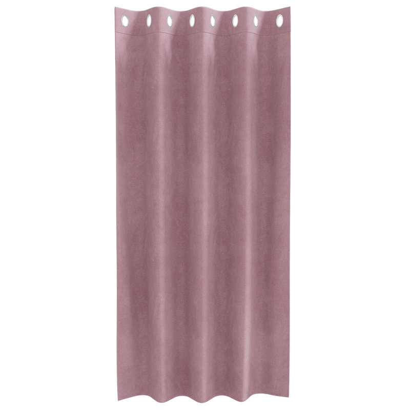 Curtains Polyester Medium Decorative Inlays, 140cm Width x 175cm Drop, Pink