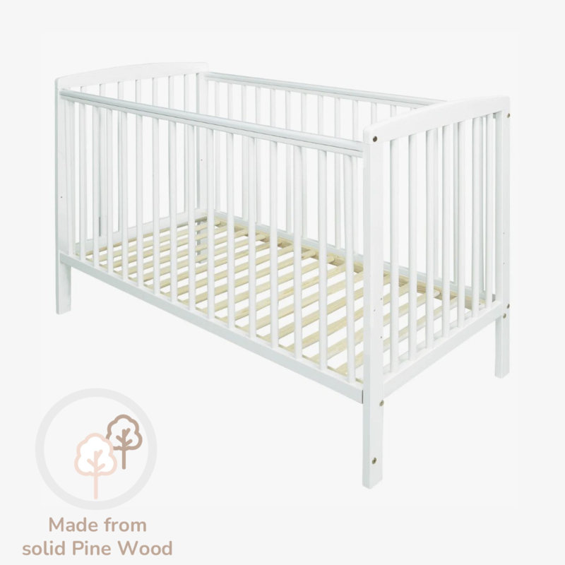 Sydney Cot Bed, White