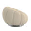 Fauteuil d'appoint pivotant blanc